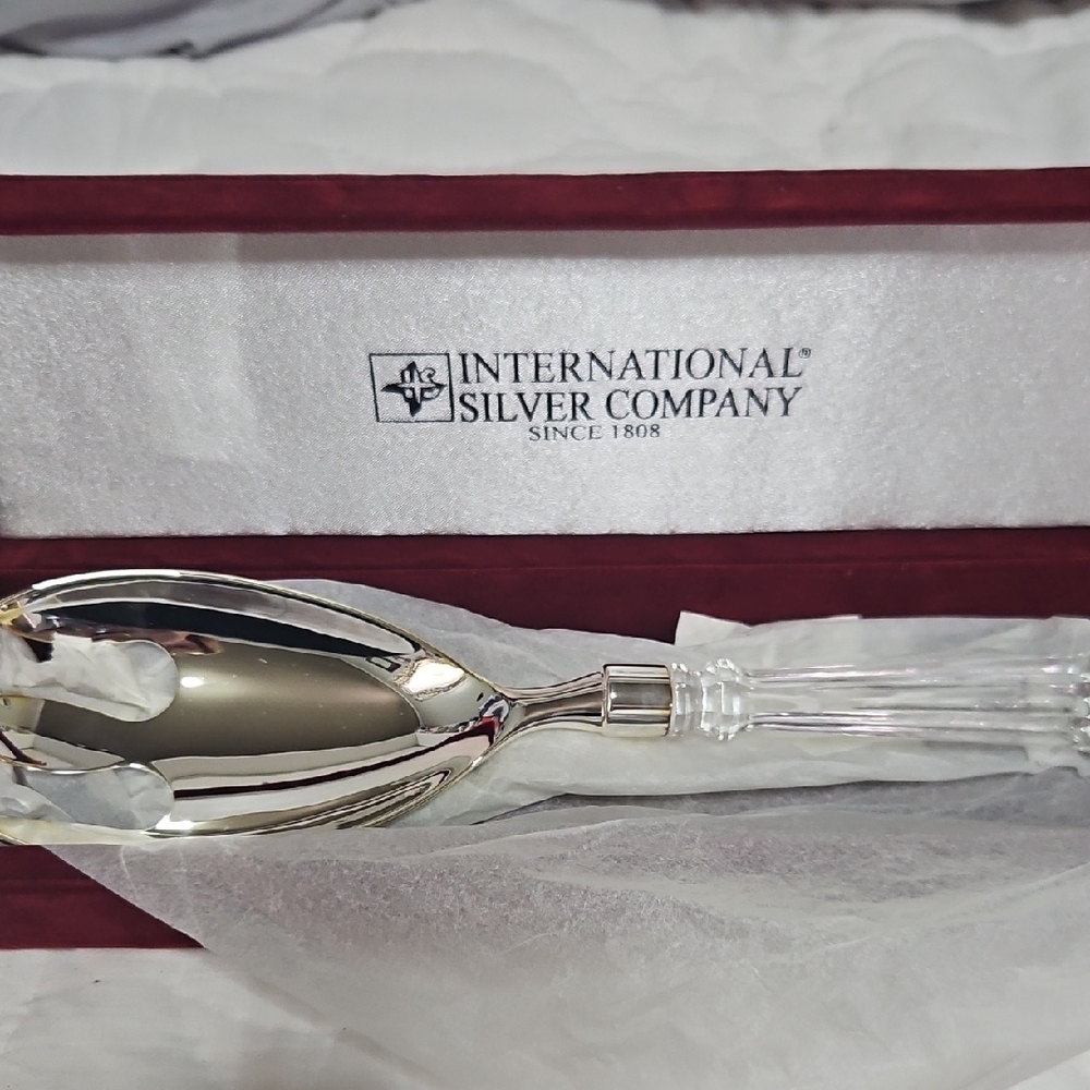 International Silver Company Elegant Silver Serving Spoon